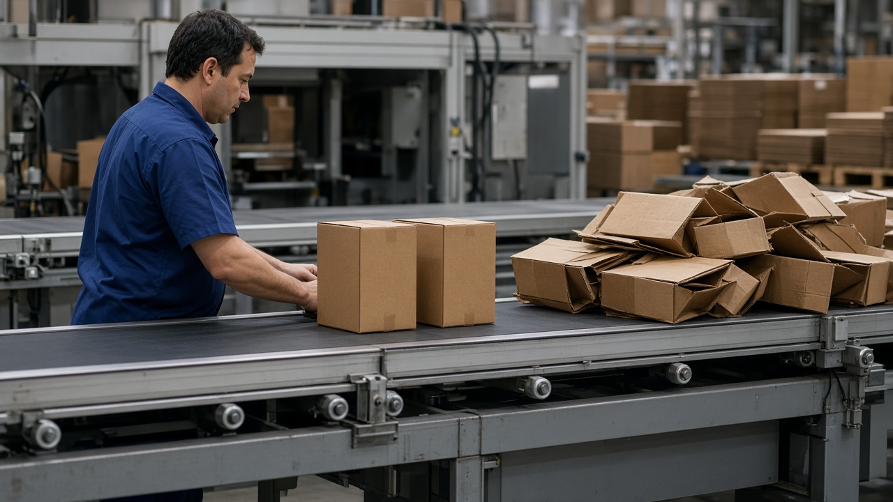 Packing line sample